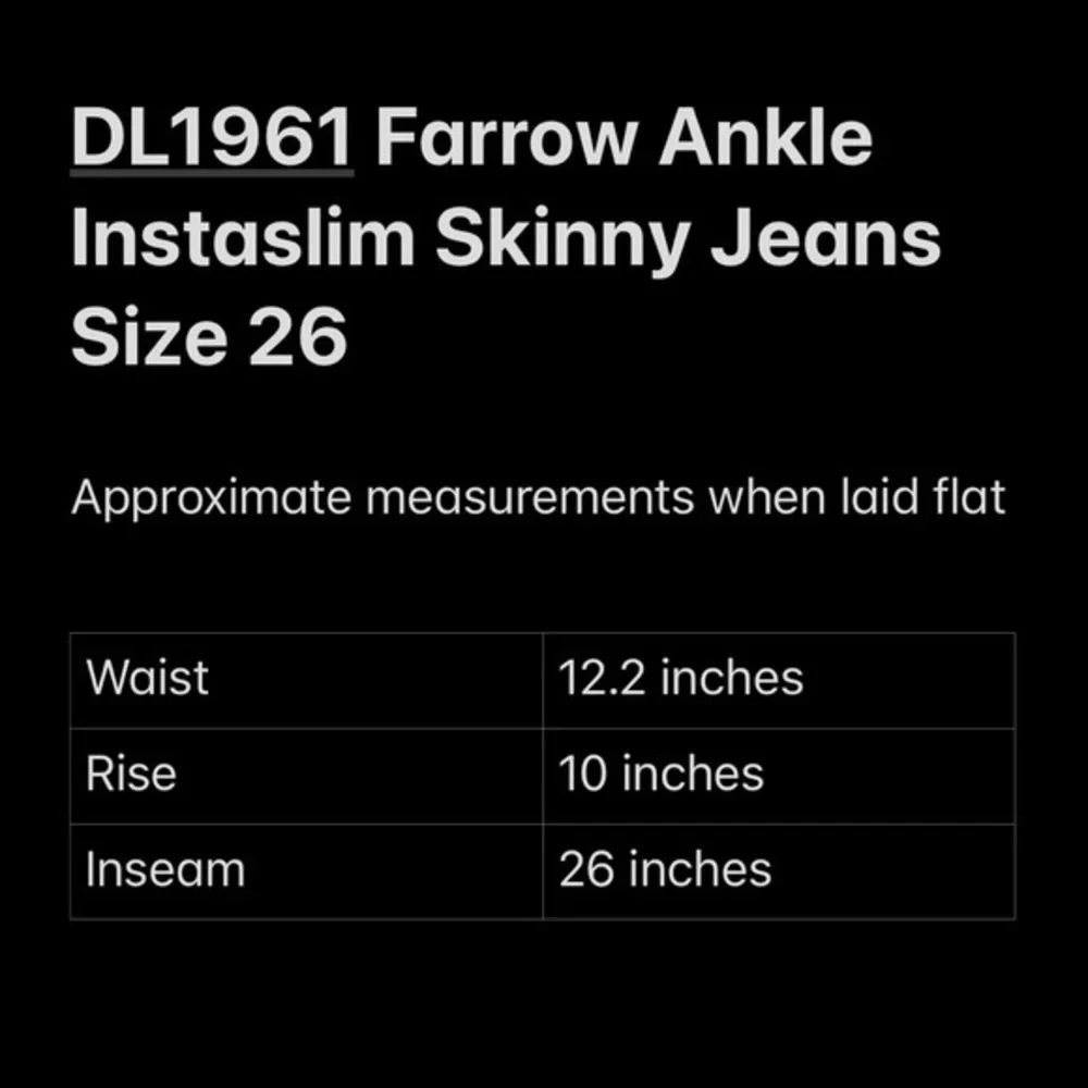 DL1961 Revolve Farrow Ankle Instaslim Distressed Skinny Jeans NWT
